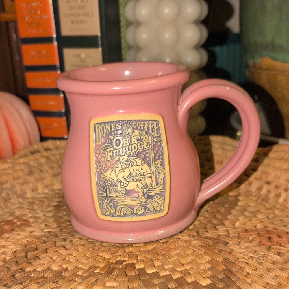 Pink Ceramic "Oh Fudge" Mug